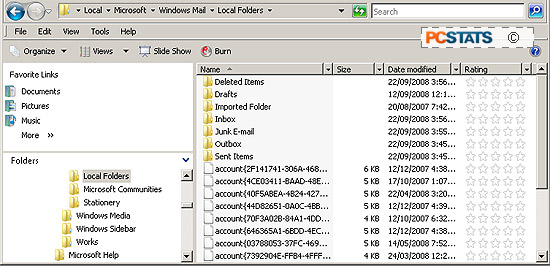 Where Are Emails Stored In Windows Mail Vista