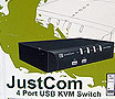 JustCom JC-M104U 4-Port USB KVM Switch Review