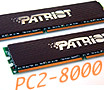 Patriot Memory PDC22G8000ELK PC2-8000 DDR2 Memory Review - PCSTATS