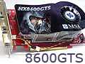 MSI NX8600GTS-T2D256E-OC GeForce 8600GTS Videocard Review - PCSTATS