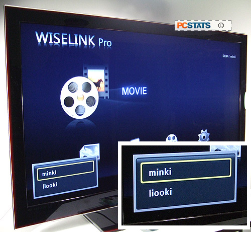 Samsung LN52A850S1F - Wiselink Pro DLNA PC Share Manager