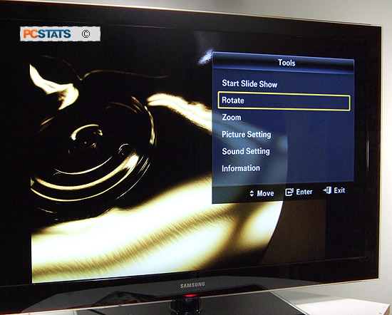 praktisk Vis stedet Hende selv Samsung LN52A850S1F PCSTATS Review - Samsung Wiselink Pro Media Streaming