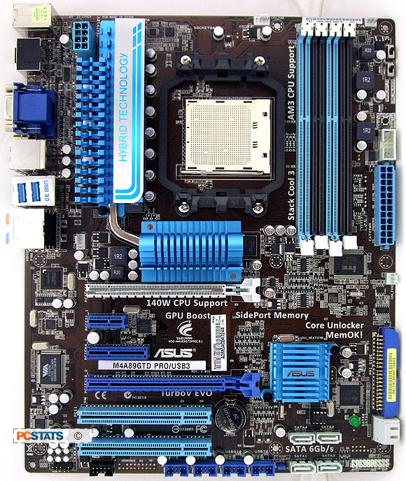 ASUS M4A89GTD PRO/USB3 AMD 890GX Motherboard Review - PCSTATS.com