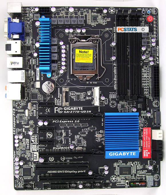 Gigabyte GA-Z77X-UD3H Intel Z77 Motherboard Review - PCSTATS.com