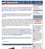 PCSTATS Newsletter - Report on PCexpo/TechXNY