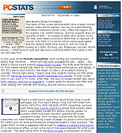 PCSTATS Newsletter - Best SFF PC - Aopen i865 XCcube