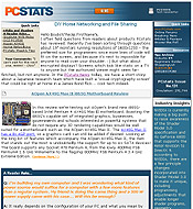 PCSTATS Newsletter - DIY Home Networking and File Sharing