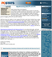 PCSTATS Newsletter - Slipstreaming WinXP and SP2