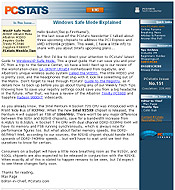 PCSTATS Newsletter - Windows Safe Mode Explained