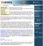 PCSTATS Newsletter - AMD Athlon64 4000+ and FX-55