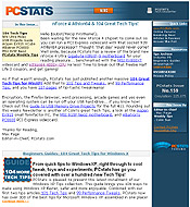 PCSTATS Newsletter - nForce 4 Athlon64 & 104 Great Tech Tips!