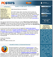 PCSTATS Newsletter - FireFox 1.0 Browser - move over IE