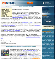 PCSTATS Newsletter - Data Recovery Revisited
