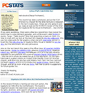 PCSTATS Newsletter - Linux Part 2 and Intel-SLI