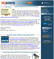 PCSTATS Newsletter - Guide to Apache and 7800GTX Reviews 