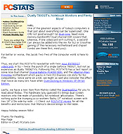 PCSTATS Newsletter - Dually 7800GT's, Notebook Monitors and Plenty More! 