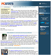 PCSTATS Newsletter - Dual Core AMD Athlon64 FX-60 Processor