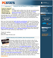 PCSTATS Newsletter - Patriot's Secret Weapon on Sluggish DDR-2