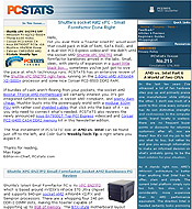 PCSTATS Newsletter - Shuttle's socket AM2 xPC - Small Formfactor Done Right