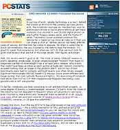 PCSTATS Newsletter - AMD Athlon64 X2 4800+ Processor Reviewed