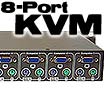 TRENDnet TK-800R 8 Port KVM 19-inch