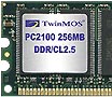 TwinMOS PC2100 DDR Memory - PCSTATS